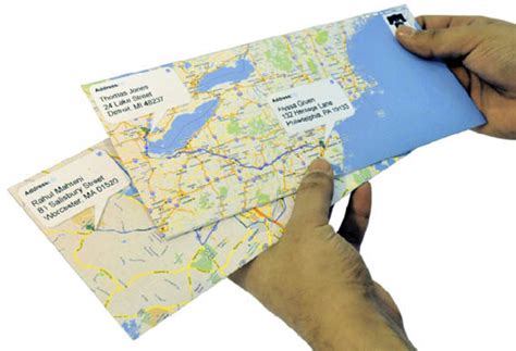 Diy Les Enveloppes Google Maps