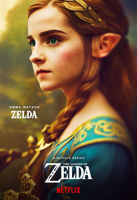 Emma Watson as Zelda - Live-Action Zelda [AI] by danlev on DeviantArt