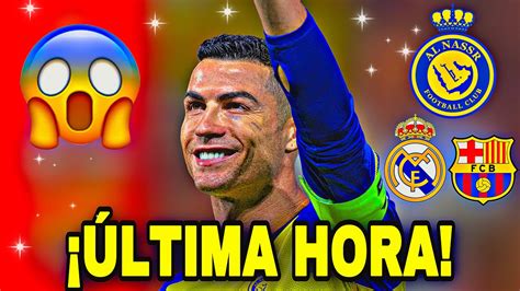 Se Acaba De Confirmar Cristiano Ronaldo Ma Ana Con Al Nassr News Cr