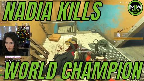 Nadia Kills This Cod World Champion Youtube