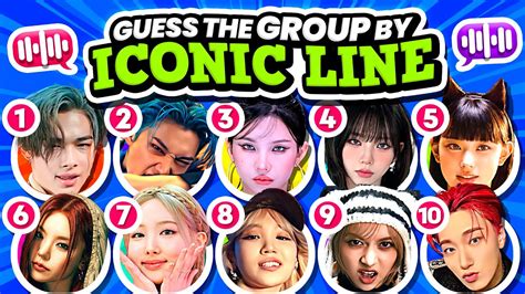 Guess The Kpop Group By The Iconic Line Multiple Choice Guess The