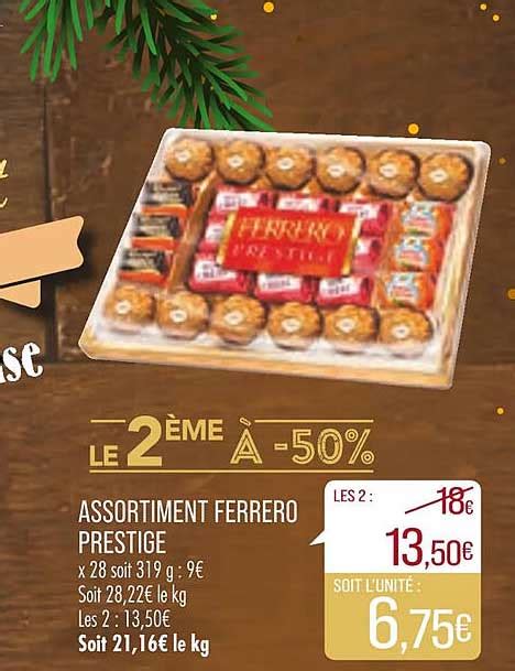 Offre Assortiment Ferrero Prestige Chez Match