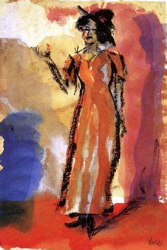 Emil Nolde Portrait Of Mary Wigman 1920 Mary Wigman Pinterest