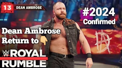 Dean Ambrose Jon Moxley Return To Wwe Royal Rumble Kpsking