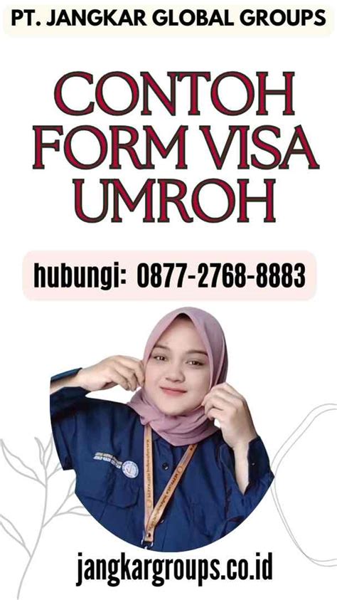 Contoh Form Visa Umroh Jangkar Global Groups