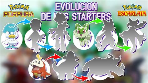 Todos Los Starters De Pok Mon Escarlata Y Purpura Estadisticas Y