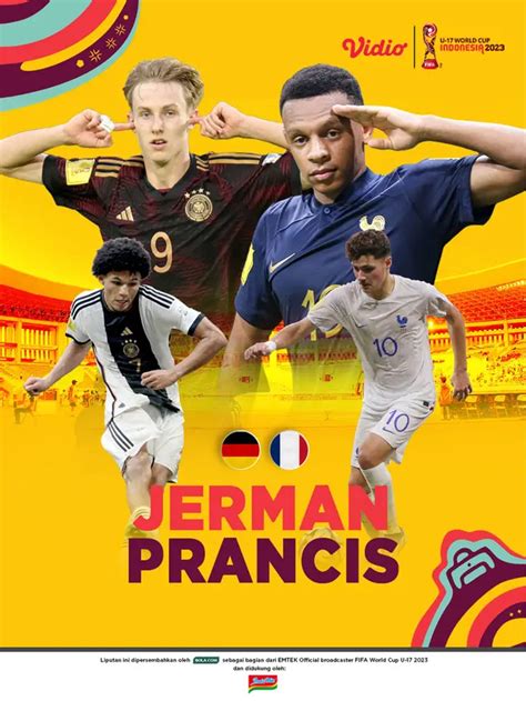 Prediksi Susunan Pemain Jerman Vs Prancis Di Final Piala Dunia U