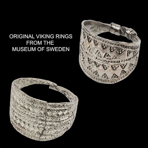 Decorated Replica Viking Ring in Bronze - Viking Jewelry