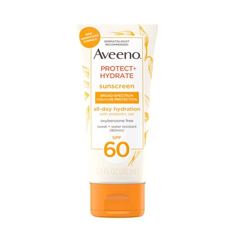 Aveeno Protect + Hydrate Body Sunscreen Lotion, 3 OZ