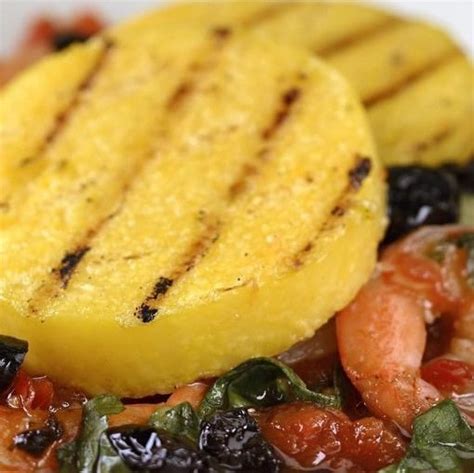 Grilled Garlic Herb Polenta Parmesan Cheese Easy Cindy S On Line Recipe Box