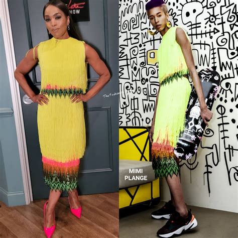 Instagram Style Angela Bassett In Mimi Plange And Greta Constantine On The Late Show With James