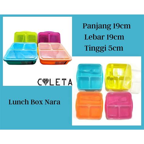 Jual Lunch Box Nara Tempat Makan Bekal Suami Tepak Makan Murah