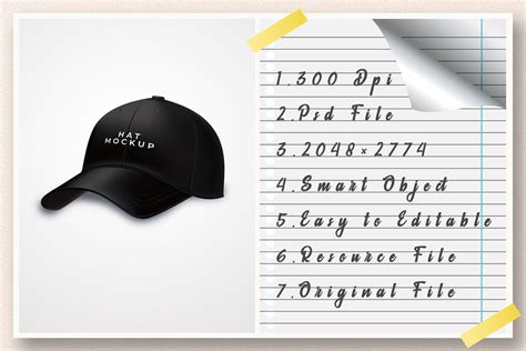 Hat Mockup Design Graphic by Free Mockup Packaging · Creative Fabrica