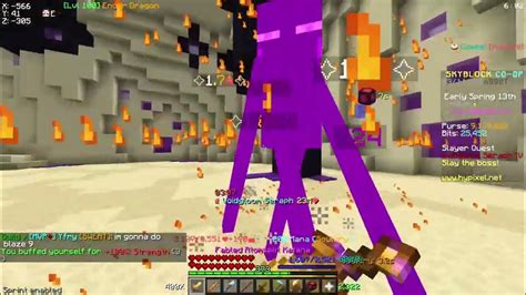 551s T4 Enderman Slayer Melee No Hyperion Or Golden Dragon Hypixel Skyblock Youtube