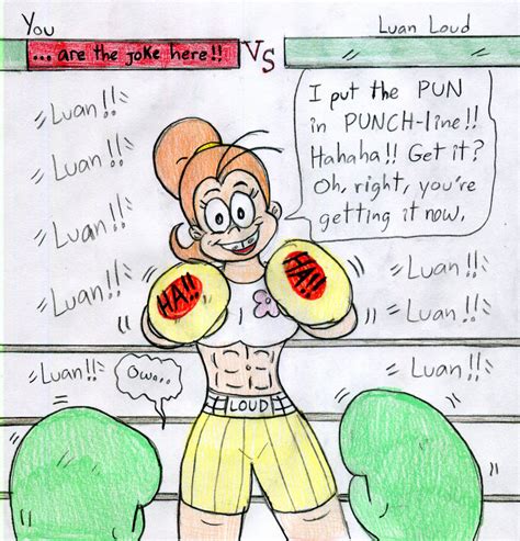 Boxing You Vs Luan Loud By Jose Ramiro On Deviantart