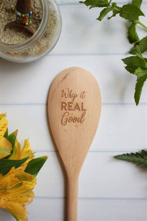 RePop Gifts | Whip It Real Good Engraved Wooden Spoon