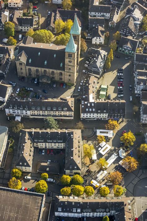 Schwelm Aus Der Vogelperspektive Christuskirche In Schwelm Im