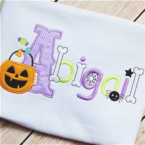 Halloween Embroidery Font Embroidery Machine Design