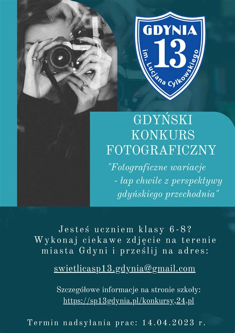 Gdyński Konkurs Fotograficzny Szkoła Podstawowa nr 13 im Lucjana