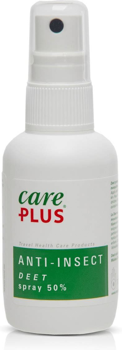 Care Plus Spray Deet anti insecte 50 60 ml en solde à partir de 10