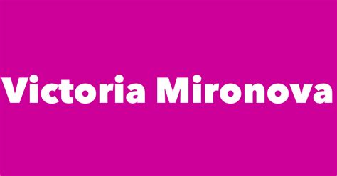 Victoria Mironova - Spouse, Children, Birthday & More