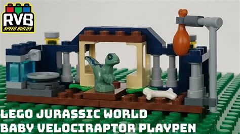 Lego Jurassic World Set 30382 Baby Velociraptor Playpen Speed Build