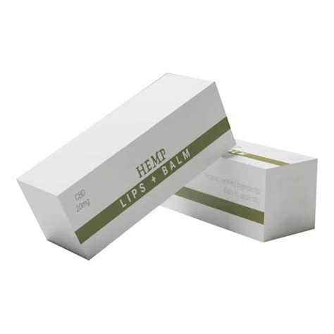 CBD Lip Balm Boxes Custom Printed CBD Lip Balm Packaging