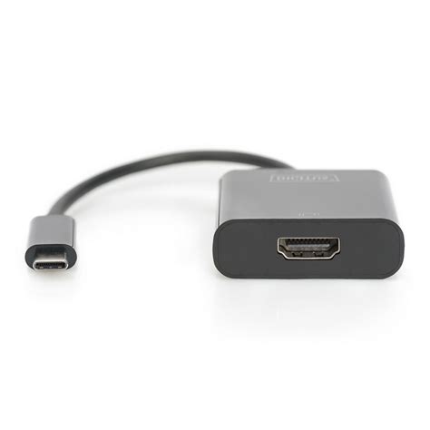 Digitus Adaptador Usb Type C A Hdmi 4k30hz Negro