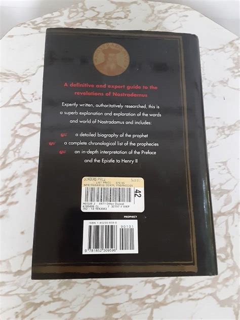 Nostradamus The Complete Prophecies By John Hogue Hardcover Book