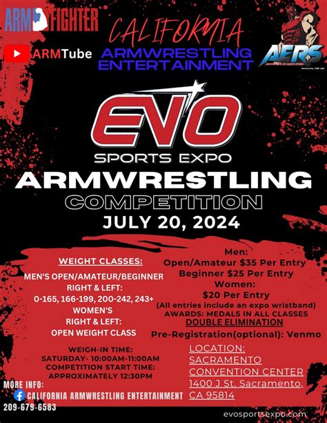 Ca Evo Sports Expo Armwrestling Competition