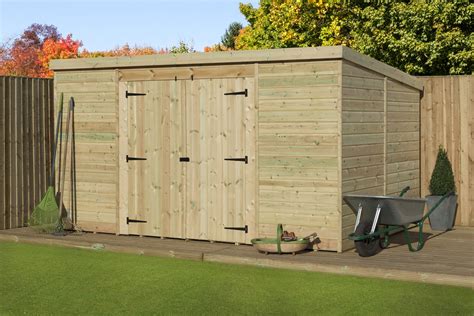 Empire 5000 Pent Garden Shed 14x8 Fast Delivery Buy Now