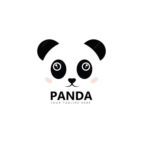 Premium Vector Panda Logo Template Vector Illustration