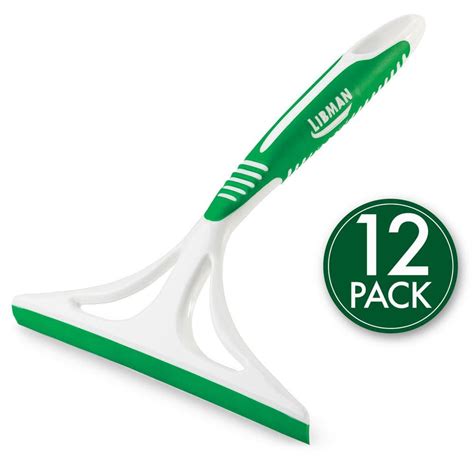 Libman 8 In Window And Shower Squeegee With 9 In Handle 12 Pack 1820 The Home Depot