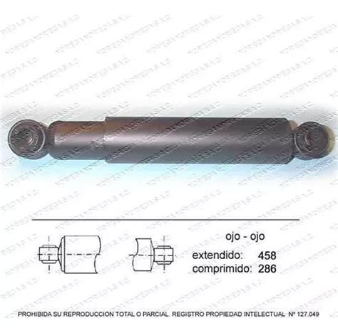 Amortiguador Izq Der Tras Mitsubishi L300 2 5 1998 2007 Par