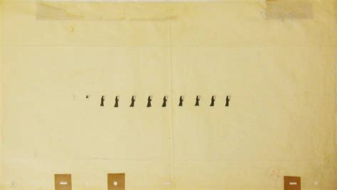 Original Disney Production Drawing Featuring Ave Maria From Fantasia