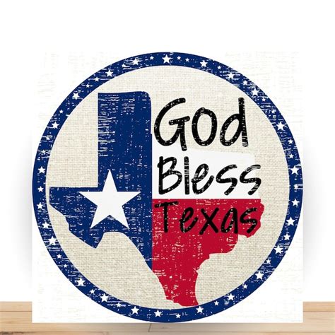 God Bless Texas Sign - Etsy