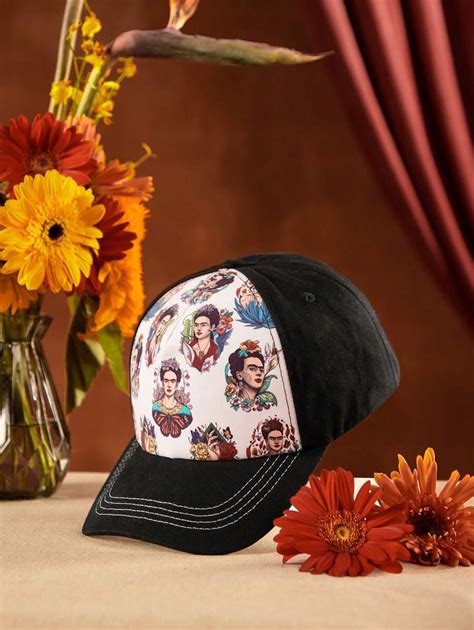 Frida Kahlo X Shein Protection Baseball Cap Shein Usa