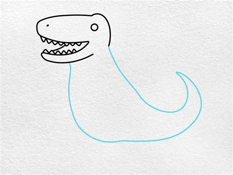 Cartoon T Rex Drawing - HelloArtsy