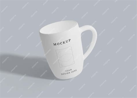 Premium PSD | White mug mockup