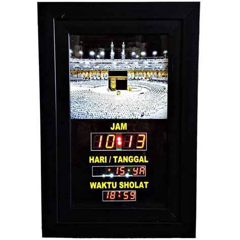 Jual Jam Digital Sholat Jadwal Sholat Digital Otomatis Ada Suara Adzan