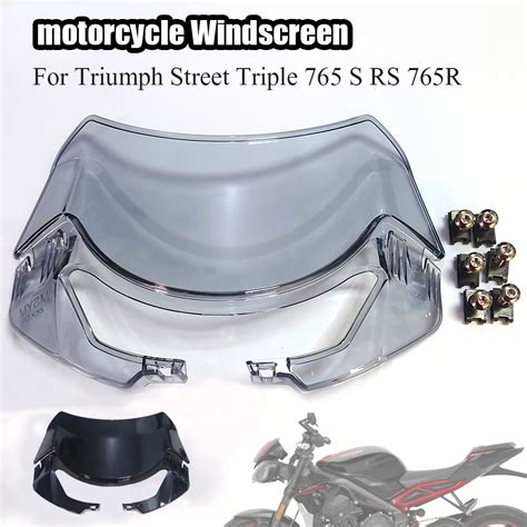 Parabrisas De Motocicleta Para Triumph Street Triple 765 S RS 765R 2021