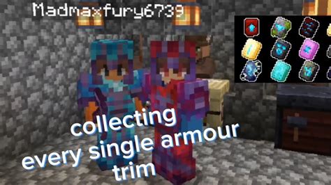 Collecting The Rarest Armour Trim In Minecraft Youtube