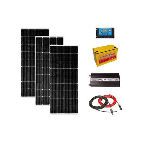 Kit Solar Fotovoltaic Off Grid Solid Volt Invertor 2000W 12V 3