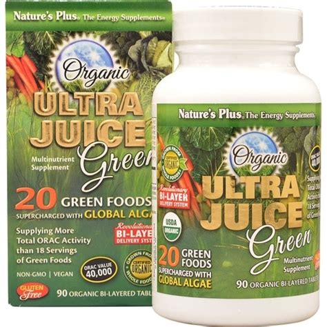 Nature S Plus Ultra Juice Green 90 Tablets Edinburgh Centre Of