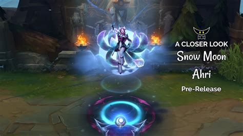 Snow Moon Ahri Epic Skin Pre Release YouTube