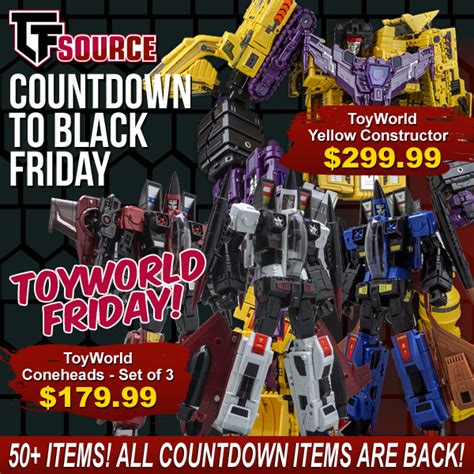 Tfsource Black Friday Deals Live Transformers News Tfw