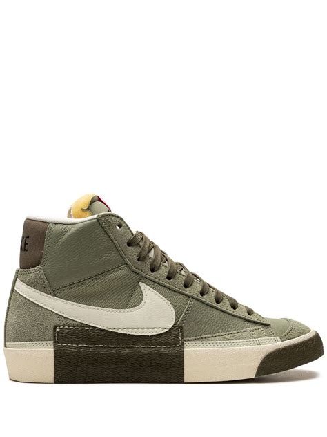 Nike Blazer Mid 77 Remastered Pro Club Sneakers Green Farfetch