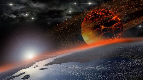 Planetary collision made life possible on Earth, scientists say ...