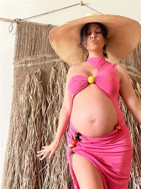 Pregnant Kourtney Kardashian Glows In Stunning New Bikini Snaps From Hawaiian Getaway OK Magazine