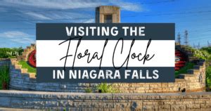 Floral Clock In Niagara Falls The Largest Of Its Kind